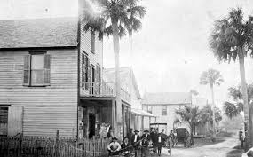 Florida Memory Looking West On Dunlawton Avenue Port Orange Florida Port Orange Florida Port Orange Daytona Beach Florida