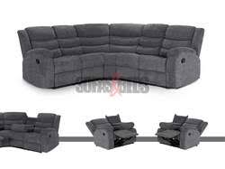 Plain or patterned upholstery fabric? All Fabric Recliner Sofas Solid Sofas At Fabulous Prices