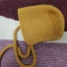 Pattern Baby Bonnet Knit Hat Pattern Knitting Patterns Knit Etsy In 2020 Knit Beanie Pattern Knitted Hats Knitting Patterns