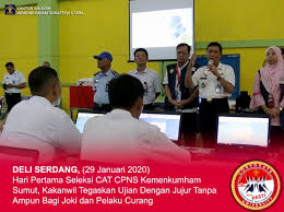 Daftar nama peserta lolos seleksi tahap akhir skd cpns kemenkumham 2019. Hari Pertama Seleksi Cat Cpns Kemenkumham Sumut Kakanwil Tegaskan Ujian Dengan Jujur Tanpa Ampun Bagi Joki Dan Pelaku Curang