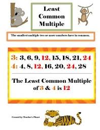 Least Common Multiple Game Worksheets Teachers Pay Teachers