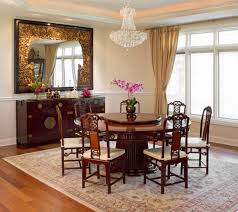To tie everything together, display a few palm leaves in a vase on the. Contemporary Chinese Style Dining Room Asian Dining Room Chicago By China Furniture And Arts Houzz