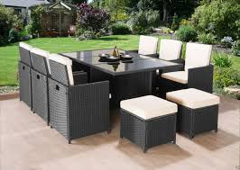 Cube Rattan Garden Furniture Set Chairs Sofa Table Outdoor Patio Wicker 10 Seats Luxury Garden Furniture Garden Furniture Sets Rattan Garden Furniture