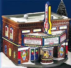 Department 56 Snow Village Cinema 56 Department 56 Original Snow Village Http Dept 56 Snow Village Christmas Village Collections Christmas Village Decorations