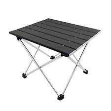 Portable Camping Kitchen Table With Storage Silfrae Ultra Light Folding Camping Table Picnic Table Portab Outdoor Folding Table Easy Cleaning Aluminium Alloy
