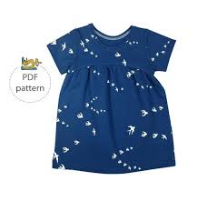 Baby Tunic And Dress Sewing Pattern Pdf Sewing Pattern Knit Etsy In 2020 Baby Tunic Knit Fabric Pattern Dress Sewing Pattern
