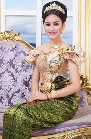 Khmer Wedding Costume Traditional Dresses Thai Traditional Dress Cambodian Dress