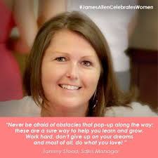 Double tap to give Tammy and the rest of the customer service team a big  "Like"! ❤ 👍 We're ending the last day of #WomensHistoryMonth with Tammy  Steed, James Allen Sales Manager
