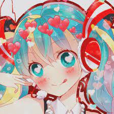 Lovecore Miku Icons Happy Birthday To The Hatsune Miku Miku Anime