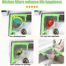 Tool for kitchen sink strainer baskets. Buy Sink Strainers Basket Triangle Tri Holder Corner Sink Filter Net Eco Friendly Mesh Bag For Sink Drain For Kitchen Food Waste Leftover Garbage 1 Holder 100 Pcs Filters Suction Cups Online In Netherlands