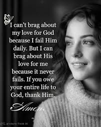 looked at my past, and I realized it was God that blessed me and kept me  alive. Just use 1 minute to thank Him. Amen. men.