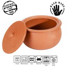 There are a number of major cookware outlets that sell clay bakers. Clay Pot With Lid Casserole Dish Ancient Earthenware Clay Oven Pan Traditional Vintage Portuguese Terracotta Clay Roaster Korean Indian Giant Cooking Pot For Bibimbap Cookware Vessel Walmart Com Walmart Com