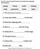 Another first grade language arts worksheet for your first grader to individualize. 1st Grade Language Arts Worksheets Turtle Diary Sort Newest