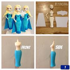 Elsa Tutorial By Yunjung Cukiernik Ozdoby Na Tort Elsa