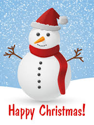 This lovely snowman lacing card has a very simple outline for cutting out and sewing or lacing. Santa Snowman Merry Christmas Card Birthday Greeting Cards By Davia