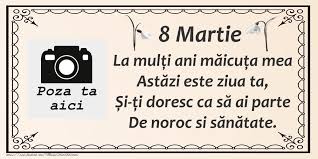 Idei unice de cadou pentru femei, mame, bunici, iubite. Felicitari Cu Poza Profile Facebook Ziua Femeii 8 Martie 8 Martie Poezie Pentru Mama Felicitaripersonalizate Com
