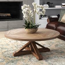 The valentina round coffee table features a grey marble top and polished stainless base. Round Coffee Tables Wayfair Ca