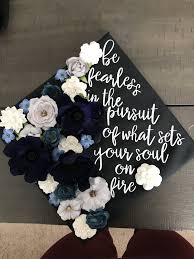 Graduation Cap Be Fearless College Grad Gradcap Decorat College Graduation Cap Decoration Graduation Cap Decoration High School Graduation Cap Decoration