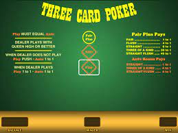 2 days ago · practice playing three card poker for free or select a real money online casino to play at. Three Card Poker For Real Money Or Free Wizard Of Odds