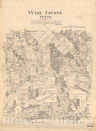 Wise county, va census records. Historic 1879 Map Wise County Texas In 2021 Wise County Old Map Map