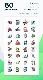 50 Free Vector Icons Of Hobbies And Free Time Designed By Freepik Icon Work Icon Time Icon