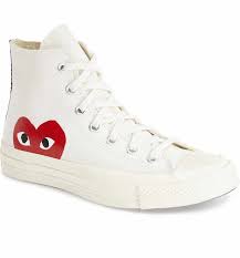 Comme Des Garcons Play X Converse Chuck Taylor Multi Heart 1970s Hi Comme Des Garcons Play X Converse Chuck Taylor Hidden Heart High Top Sneaker Men Nordstrom Sneakers Men Fashion Sneakers Men Womens High Top Sneakers