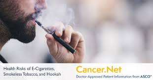 Well, electronic cigarettes are everywhere now. Health Risks Of E Cigarettes Smokeless Tobacco And Waterpipes Cancer Net