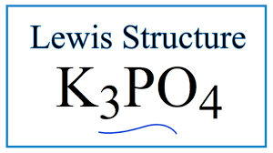 How To Draw The Lewis Dot Structure For K3po4 Potassium Phosphate Youtube