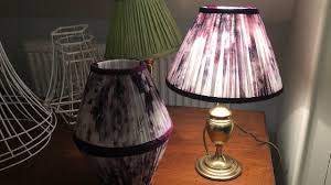 Chandeliers, bathroom lighting, pendants, ceiling lights Diy Using Vintage Fabric For Gathered Pleated Lampshades