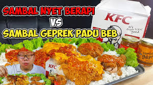 Beli sambal geprek padu beb kat sini : Sambal Nyet Berapi Vs Sambal Geprek Padu Beb Mane Yang Paling Sedap Youtube