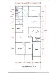 Rumah minimalis seperti apa sih yang bagus? 15 Denah Rumah 3 Kamar Tidur Ada Garasi Rumah Desain Denah Rumah