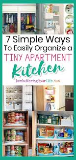 Small Apartment Kitchen Storage Ideas That Won T Risk Your Deposit Small Apartment Kitchen Storage Ideas Small Apartment Kitchen Small Kitchen Organization