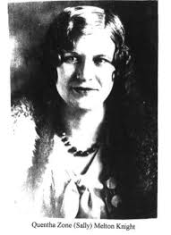 Quentha Zone “Sally” Melton Knight (1912-1981)