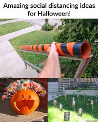 Someone Made A Creepy Halloween Candy Slide For Social Distanced Trick Or Treating In 2020 Halloween Hacks Fun Halloween Decor Happy Halloween Funny