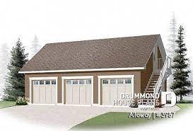 Three car garage apartment with 522 sq ft heated space, one bedroom and one bathroom. Garage Plans W Storage And Garage Apartment Plans 1 2 3 Cars