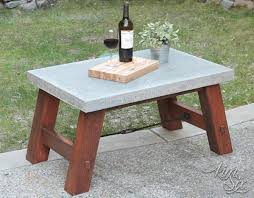 Check out how my pottery barn knockoff coffee table turned out! Pottery Barn Inspired Concrete Top Coffee Table The Kim Six Fix