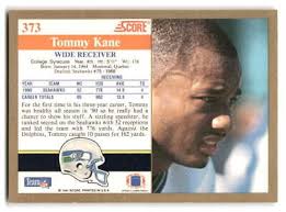 Tommy Kane 1991 Score FOOTBALL #373 Seattle Seahawks