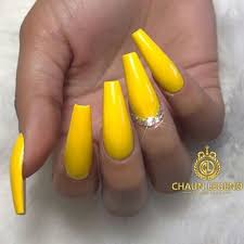 Follow for daily nails inspiration 😍 dm for credit and removal 🙂 👇best game👇#ad theplug.co/terrarium/22333/29099. Coffin Yellow Gel Nails Novocom Top