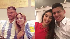 He is a argentine professional national football player. Tras El Triunfo De Argentina Evangelina Anderson Publico Una Foto Inedita De Marcos Rojo Y Su Mujer Infobae
