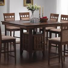 Ebony stain for table base, bench base, and chair backs/legs. Find The Right Tall Kitchen Table For Your Home Office Pdx Kitchen