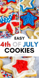 4th Of July Cookies Easy Decorating Crazy For Crust Recipe Fall Baking Recipes Buttercream Cookie Cutout Sugar Cookies