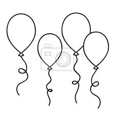 Ausmalbilder geburtstag luftballons 36 luftballon zum ausmalen besten bilder ausmalbilder. Ausmalbild Vier Luftballons Leinwandbilder Bilder Veranstaltung Farbige Fliegend Myloview De