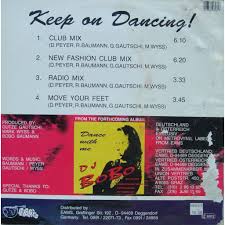 Dj bobo somebody dance with me keep on dancing mystorial. Keep On Dancing By D J Bobo Dj Bobo 12inch With Mabuse Ref 118183255