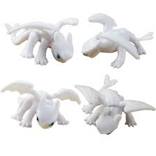 2 5cm How To Train Your Dragon Light Fury Toothless Action Figure White Dragon Toys For Children Birthday O Dragon Toys How To Train Your Dragon Dragon Light