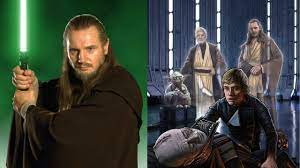Star Wars News Liam Neeson Responds To Playing As Qui Gon Jinn Again As A Force Ghost Youtube
