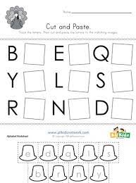 Get more worksheets from my harvest time packet. Thanksgiving Cut And Paste Letter Matching Worksheet All Kids Network