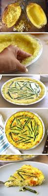 Asparagus Quiche With A Spaghetti Squash Crust Recipe Cooking Recipes Quiche Recipes Cooking