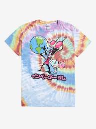 Invader Zim Earth Holding Tie Dye T Shirt Multi In 2020 Tie Dye Tie Dye T Shirts Dye T Shirt