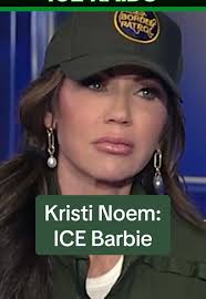 Homeland Security Secretary Kristi Noem got all dolled up once again to  pose with ICE agents, this time accidentally pointing an assault rifle at  an ICE officers head. Welcome to MAGAland: Trump’s ...