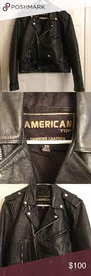 American Top Vintage Leather Jacket Size 38 Heavy Leather Jacket Vintage Tops Vintage Leather Jacket